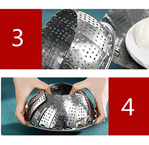 Sichumaria-Vegetable-Steamer-Basket-Premium-Stainless-Steel-Veggiecollapsible-Steamer-Basket-Foldable-Vegetable-Steamer-for-Cooking-to-Fits-Various-Size-Pot