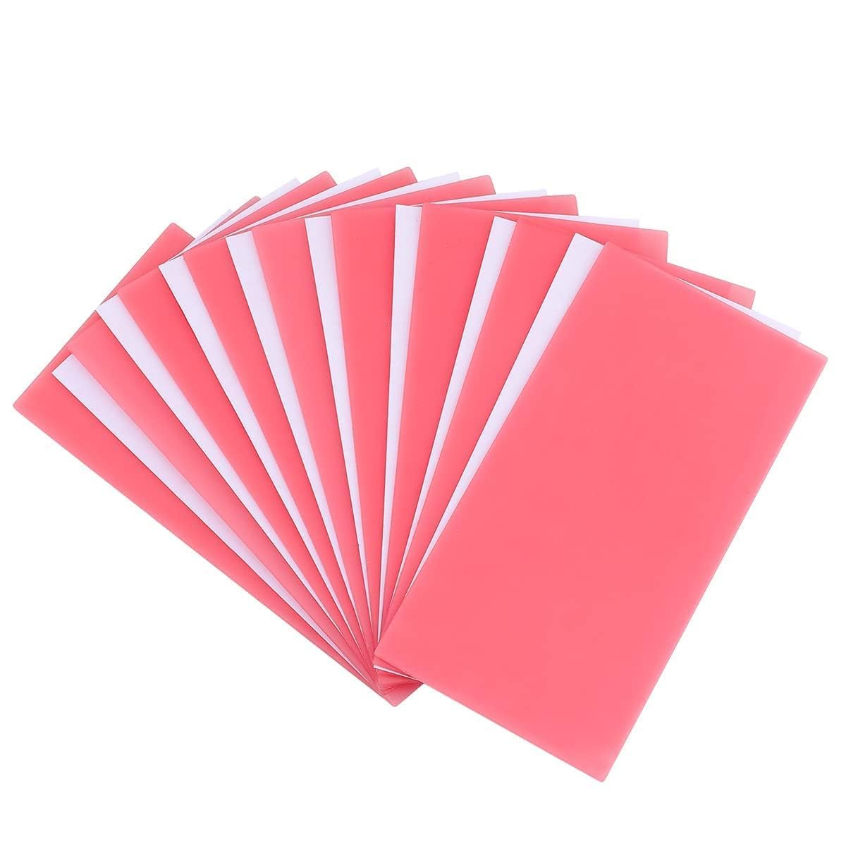 Cera dentale in nylon sottile non restringente 1 mm rosso/rosa 20 fogli