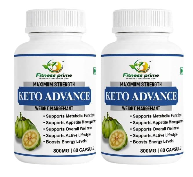 Image of Keto Advance 800mg Capsules for Weight Management | 120 Capsules | Metabolic Function Support | Appetite Management | Energy Support | Herbal Wellness Supplement