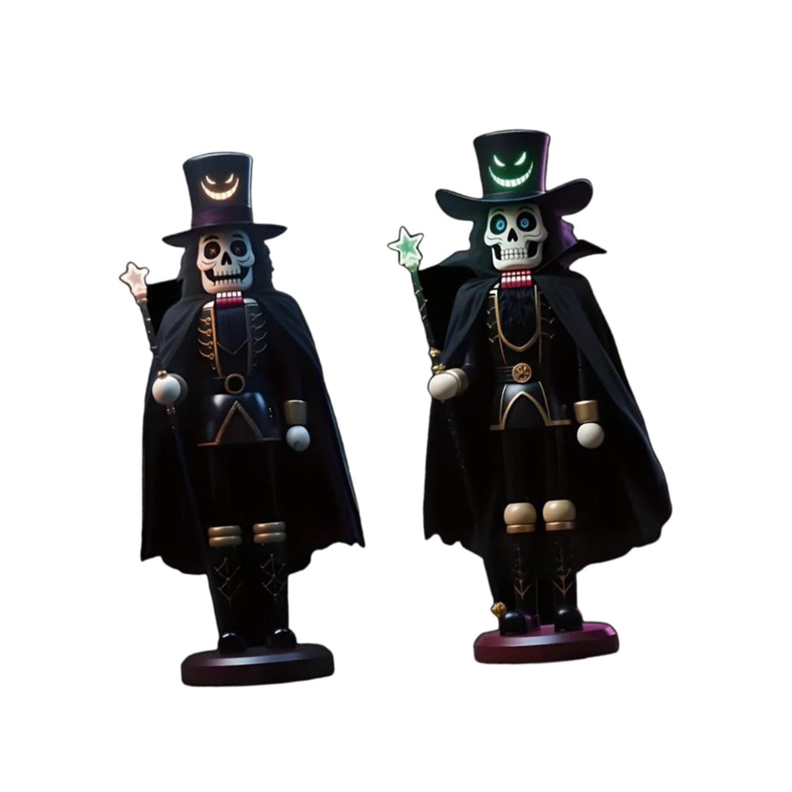 Bnf® 2X Halloween Yard Signs Outdoor Decorations Yard Stake for Garden Yard Decor Skull Nut Cracker-image-20