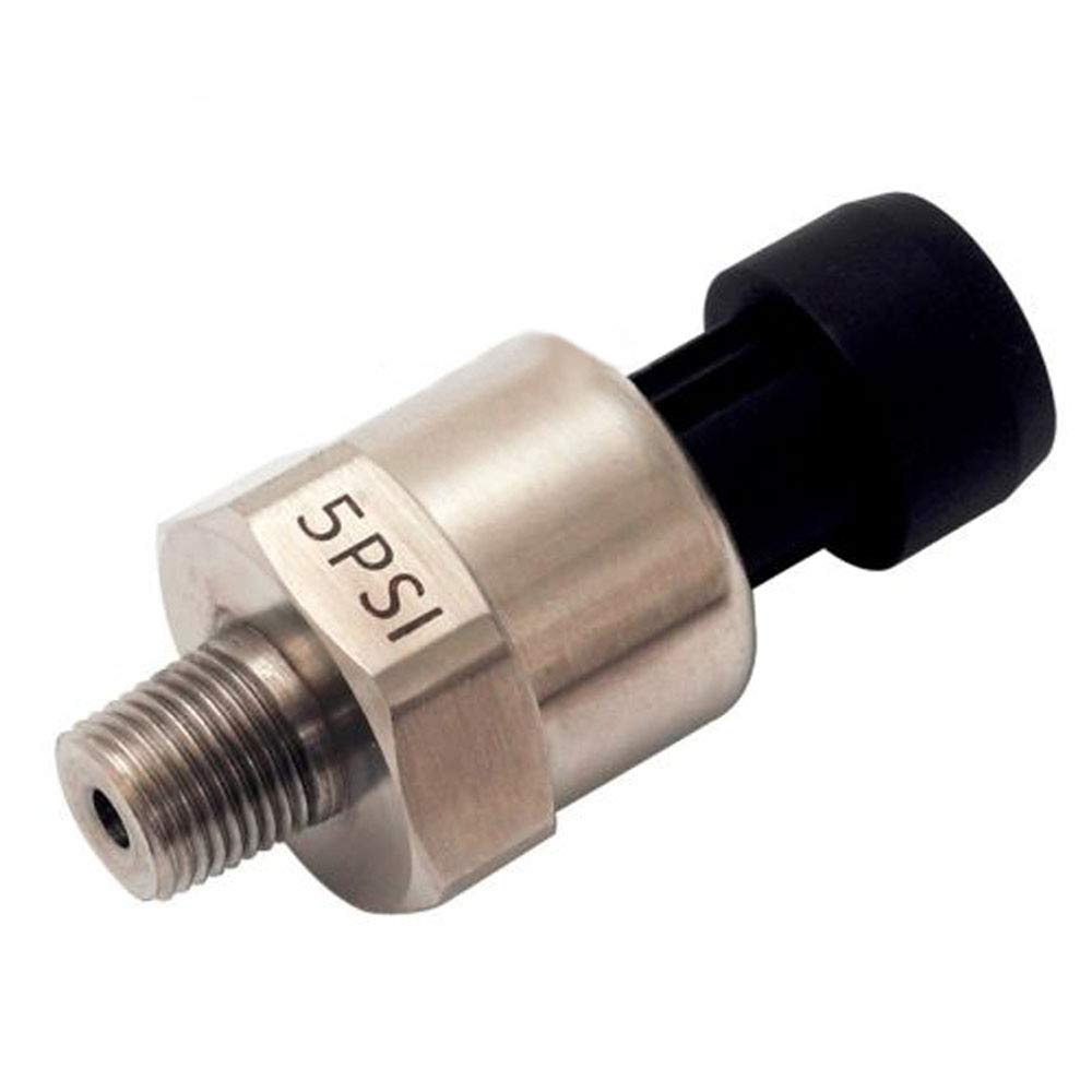Pressure Transducer, Stainless Steel 0-4.5V NPT1/8” Pressure Sender for Oil Air Water 5 psi