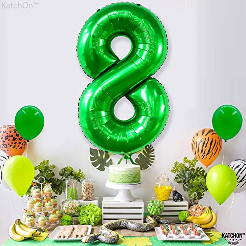 KatchOn, Green Number 8 Balloon - 40 Inch | Green 8 Balloon Number, Happy 8th Birthday Decorations Boy | Eight Balloon Number | 8 Year Old balloon, Green Birthday Decorations by KatchOn - Image 7