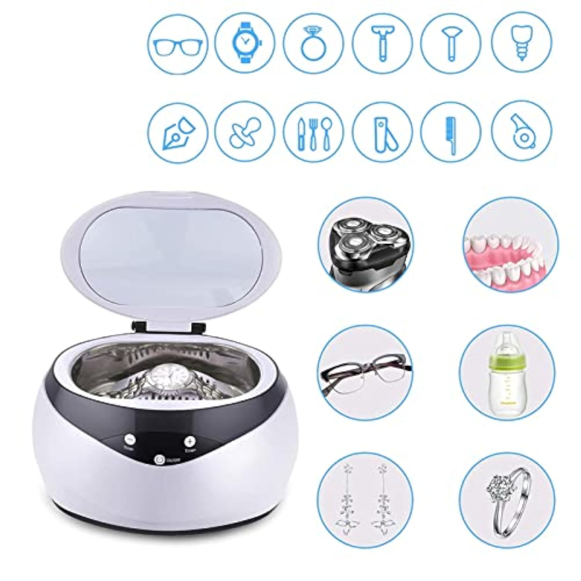 650ml Portable Ultrasonic Cleaner for Watches & Jewelry