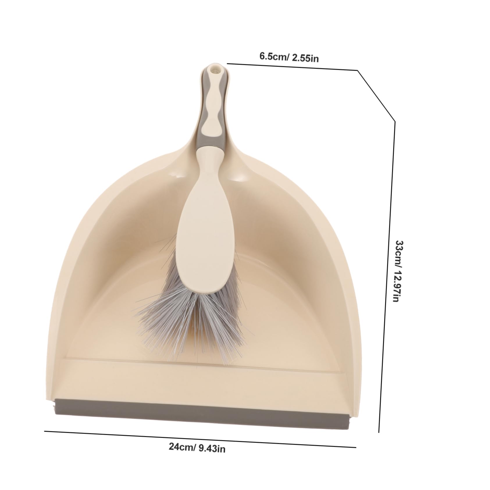 HOMOCONO 1 Set Multifunctional Cleaning Brush Broom Dustpan Desktop Cleaning Brush Handheld Broom and Dustpan Keyboards for Computers Household Brooms Cleaning Kit Mini Hand Broom Pp White