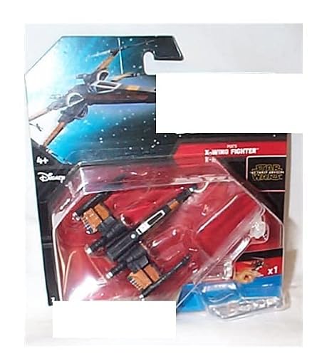 Image of H0T WHEELS STAR.WARS Poes X Wing Fighter with flight navigator model
