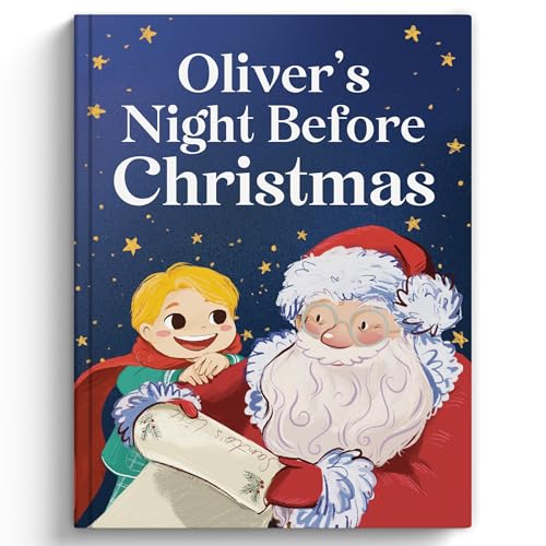 Night Before Christmas Book - Baby's First Personalized Gift - Baby's First Christmas - Custom Name Children's Book