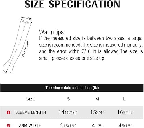 Miniatura 6 de Funda de mano de rendimiento UPF 50+, mangas de compresión para brazos, cubierta de tatuaje, manga de codo de enfriamiento