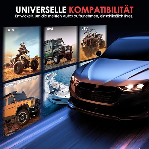 Pyle Lautsprecher Auto 8,8 cm – 2-Wege Koaxial Autolautsprecher Set 120 W - Flache 4 cm Einbautiefe - Neodym Hochtöner - OEM-Upgrade Einbaulautsprecher Auto – Bild 6