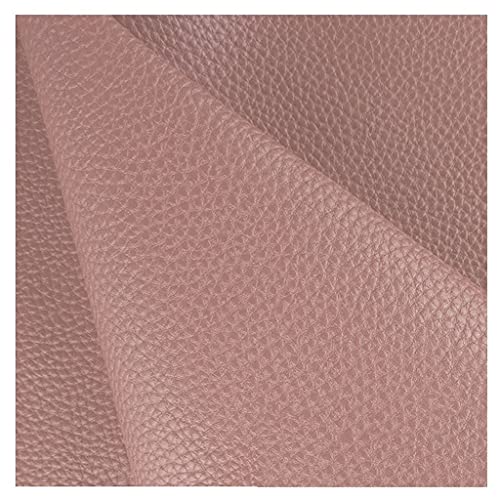 Tissu cuir synthétique souple rose chair pour réparer facilement un canapé abîmé
