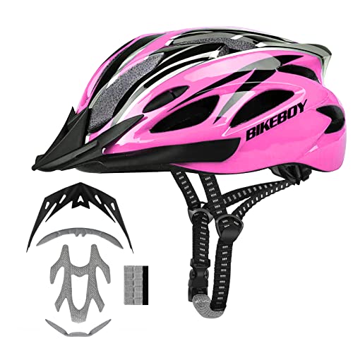 Bikeboy Adult Bike Helmet, With Removable Visor cover