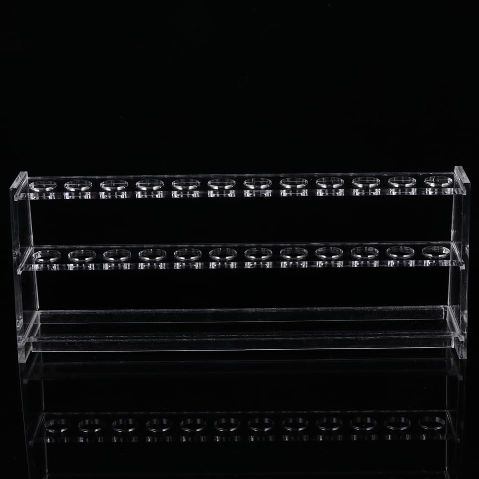 PRETYZOOM 1 Satz Test Tube Rack Holder Abnehmbarer Ständer für Reagenzgläser Transparentes Labormaterial für und Wissenschaftliche Experimente