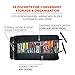 Arsenal 5870 Tool Roll-Up Pouch, 25-Pockets, Polyester, Gray