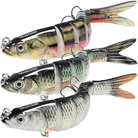 TRUSCEND Multi Jointed Fishing Lures for Bass Cover