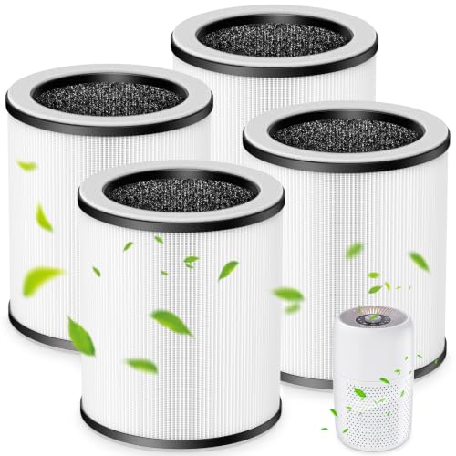 4-Pack-P60-Replacement-Filter-for-TPLMBYARIKI-P60-Vhoiu-KJ50-Air-Purifier 4 Pack P60 Replacement Filter for TPLMB/YARIKI P60 &Vhoiu KJ50 Air Purifier - Image 1