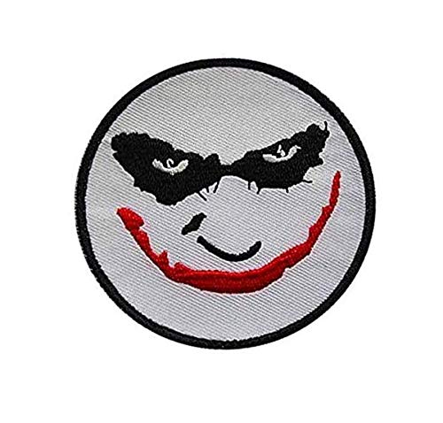 Joker Evil Smiley Face Smile Embroidered Decorative Patch