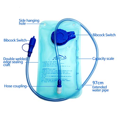 OUTDOOR LOCAL LION sacca idrica, da 1 - 1,5 L, per...