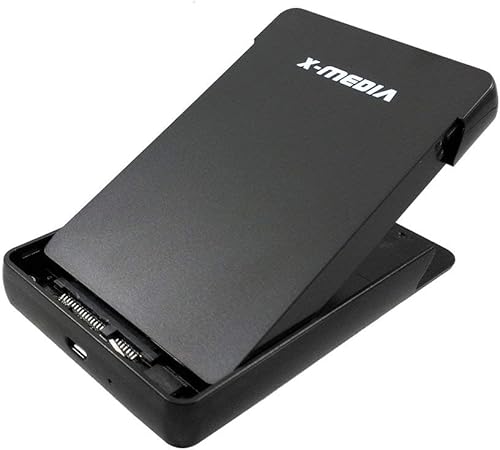 Miniatura 13 de X-MEDIA XM-EN3200 3.5 pulgadas USB 2.0 SATA Unidad de disco duro de aluminio HDD Caja externa del recinto, soporte de 3.5 pulgadas SATA/SSD unidad