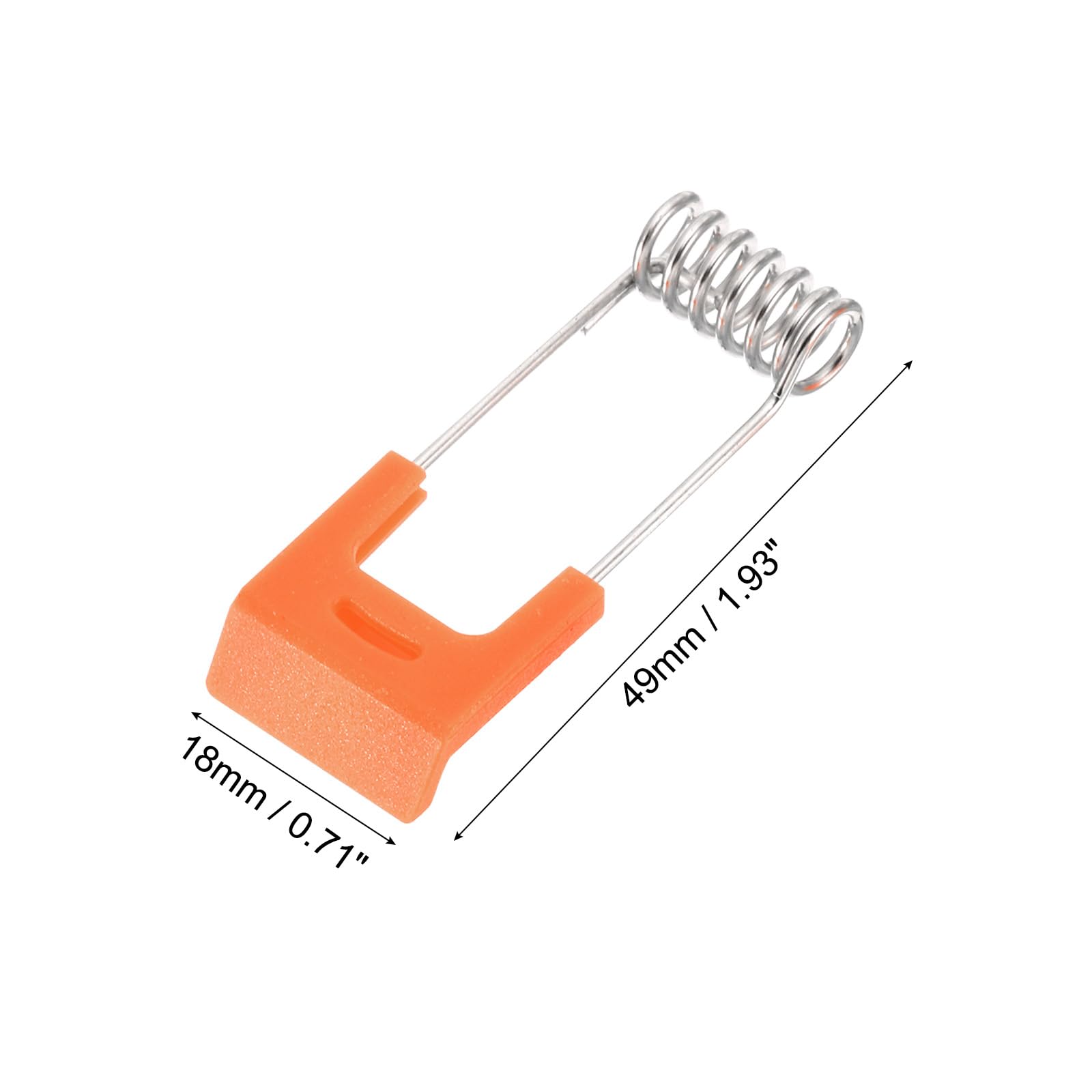 PATIKIL 52x19mm Spot encastré Clips à ressort 10Pcs Diode émettrice