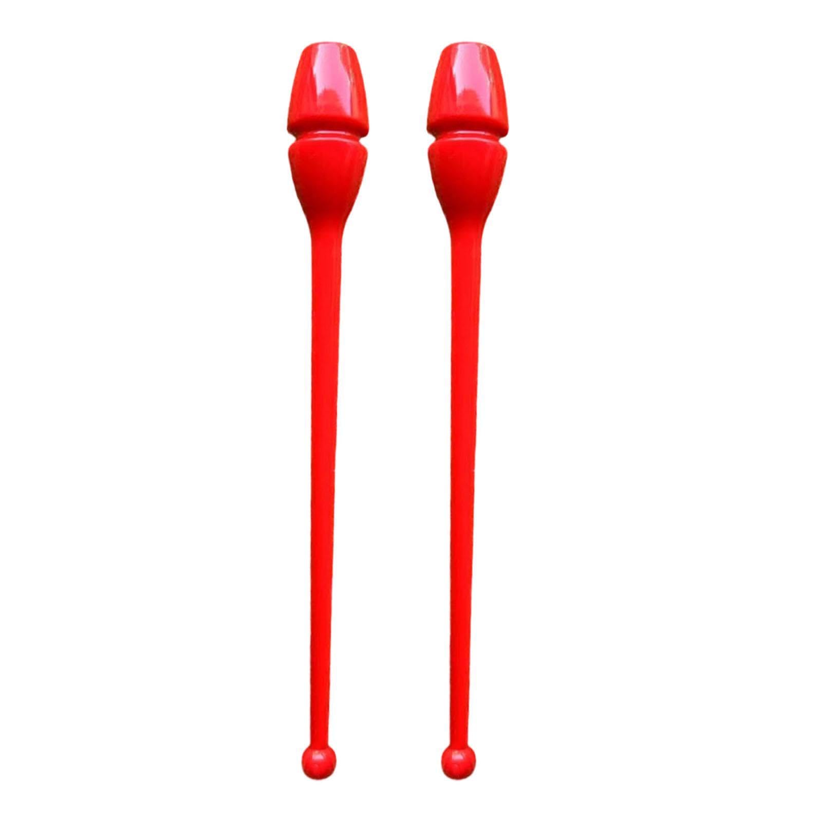 2Pcs Rhythm Gymnastics Clubs Portable Exercise Pole for Stage Training Dance red|Sporting Goods|Team Sports|Gymnastics|Equipment-image-37