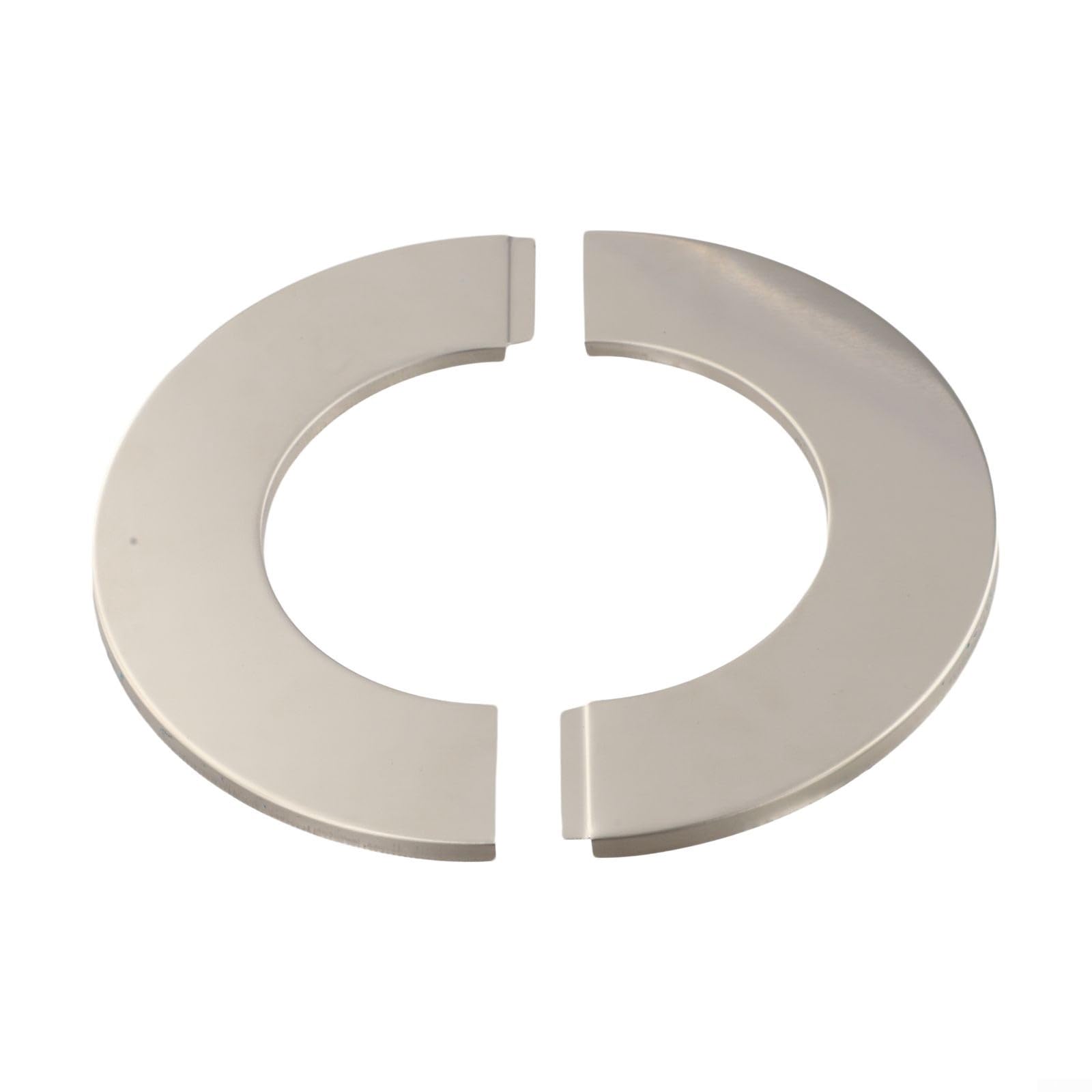 Honseadek Stainless Steel Chimney Pipe Cover, Heat Resistant Decorative for Boiler Stove Flue, Rust Proof Ceiling Trim Ring for Home Improvement, 40-200mm(80)