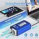 GIANDEL 300W Reiner Sinus Wechselrichter Spannungswandler 12V DC 230V AC Kfz-Adapter mit PD30W Type-C und QC 3.0 Type-A USB und Steckdose Für Tablets Laptops Smartphones