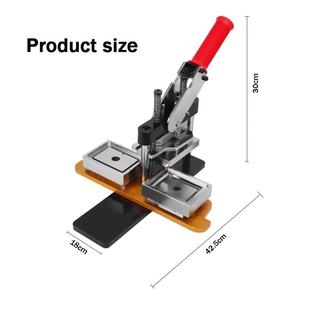 DIY-Kühlschrankmagnet-Maschine Mit 100 Selbstgemachten Kühlschrankmagneten (53 X 80 Mm), Fotomagnet-Maschine Und Button-Maker Mit Kühlschrankmagnet-Schneider.