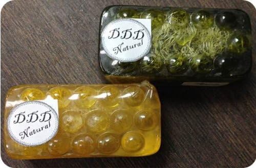 DDD Natural - Handmade Square Shaped Loofah Hand Soap 2 Pieces