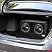 Bbox Dual Vented 10 Inch Subwoofer Enclosure - Car Subwoofer Boxes & Enclosures - Premium Subwoofer Box Improves Audio Quality, Sound & Bass - Red & Black Spring Terminals - Charcoal