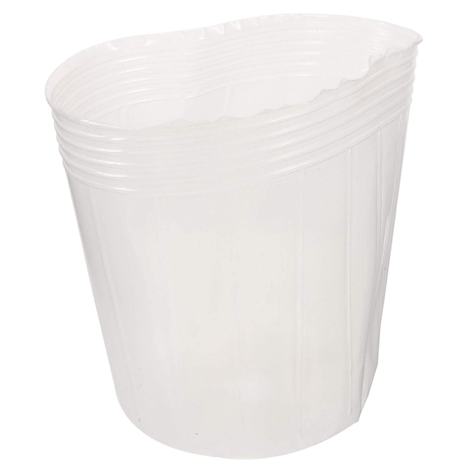 BESPORTBLE Plastic Plant Liners for Planters 10 Pack Long Pots for Plants Nursery Pots