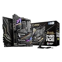 MSI MEG Z490 ACE ATX Gaming-Mainboard (10. Generation Intel Core, LGA 1200 Sockel, SLI/CF, drei M.2-Steckplätze, USB 3.2 Gen 2x2, Wi-Fi 6, Mystic Light RGB)