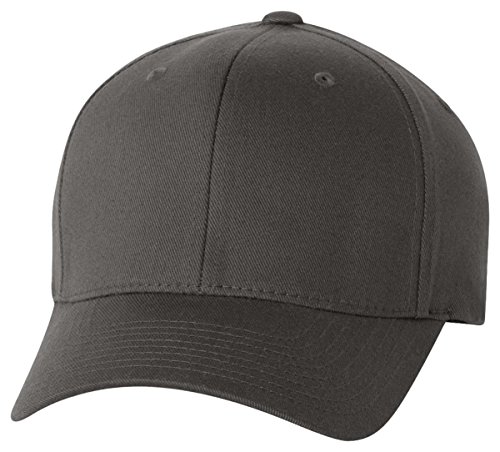 Flexfit 6277 Structured Twill Cap (Dark Grey, XX-Large)