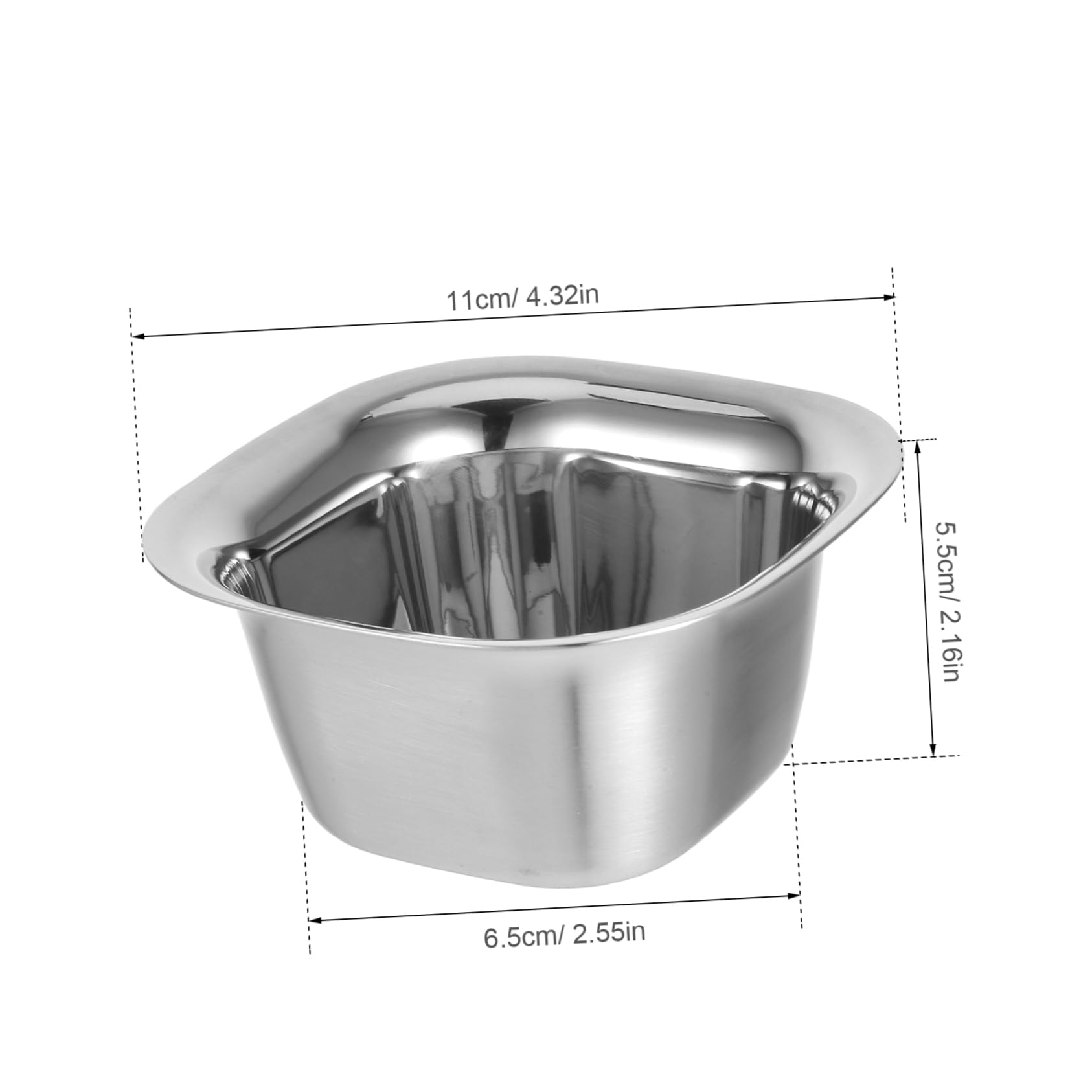 Unomor Small Stackable Appetizer Dishes for Dipping Ice Cream and Sauces Scratch Resistant Kitchen Bowls for Home and Restaurant Use