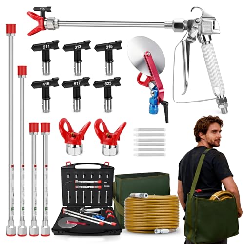 Airless Paint Sprayer Kit with Accessories (24 Pieces)