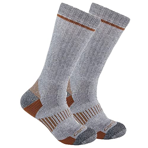 Carhartt SB2072-M Men'S Midweight Synthetic-Wool Blend Boot Sock 2 Pack cover