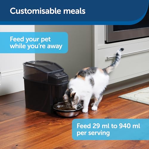PetSafe Automatic Cat Feeder - Healthy Pet Simply Feed - Automatic Pet Feeder for Cats & Dogs - Timed Pet Feeder with Programmable Portion Control - Holds 24 Cups of Dry or Semi-Moist Dog or Cat Food - Image 3