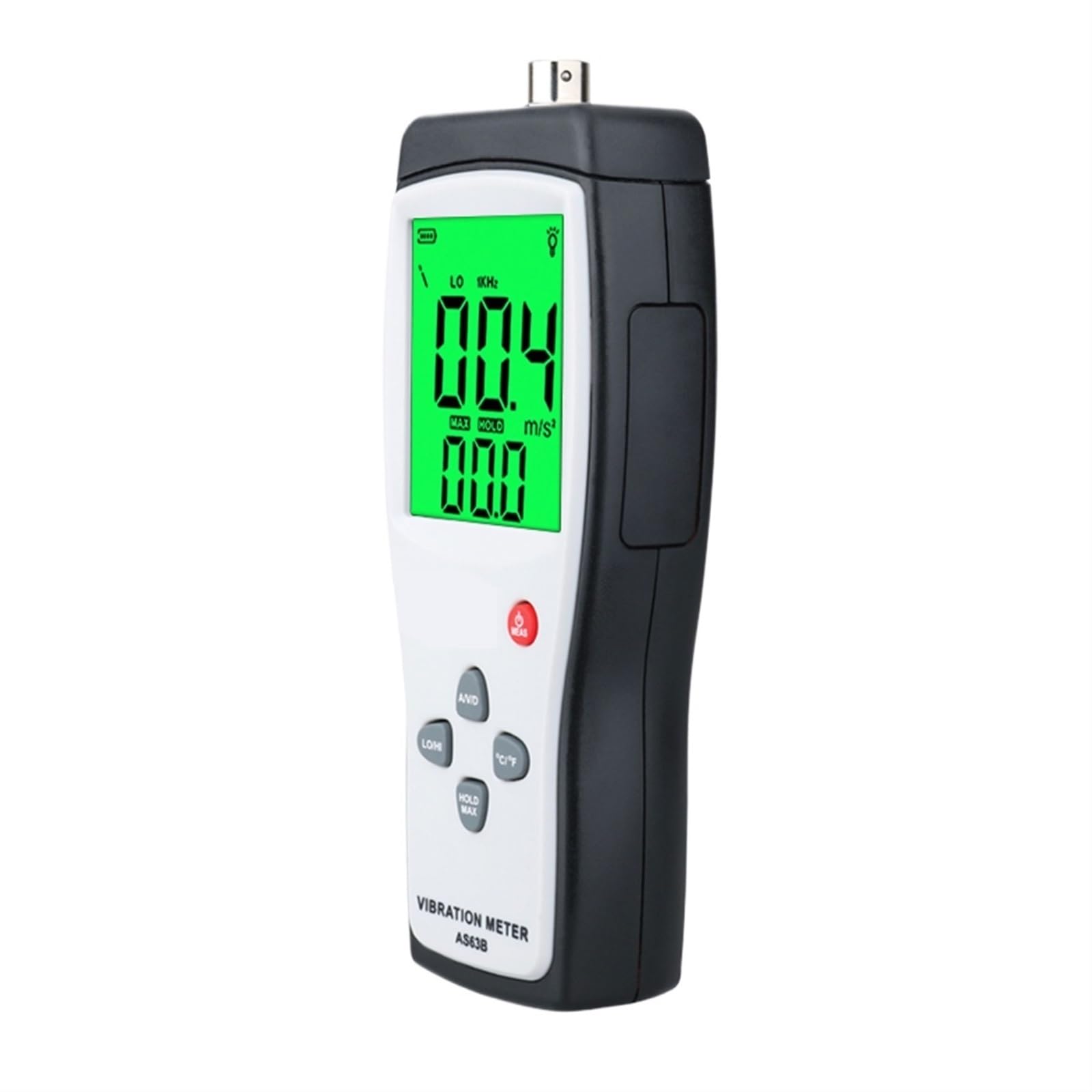 WDWDW Vibration Meter Tester,AS63B Digital 10HZ~1KHZ 0.1~199.9m/s Precision Measurer Gauge Analyzer