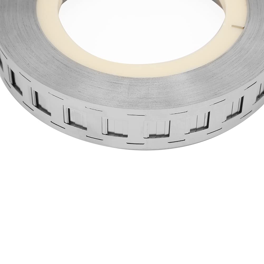Striscia di nichel puro, striscia di nichel per batteria a doppia linea da 1000 g Cintura in acciaio nichelato con batteria al litio 18650(25.5 * 18.5mm)