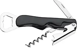 Brinox - Saca Rolhas/Abridor de Garrafas Acessórios de Vinho - Preto