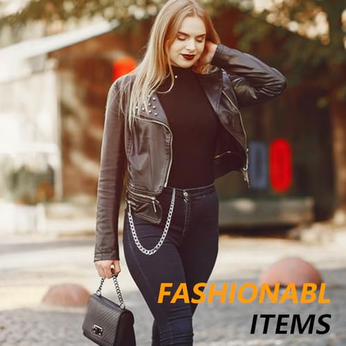 Image of Pants Wallet Chain for Men Women Boy Girl,Heavy Duty Pocket Chain Metal Wallet Keychain Jean Punk