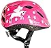 Casco de bicicleta para niña Flying Unicorn, color rosa con dibujos de...