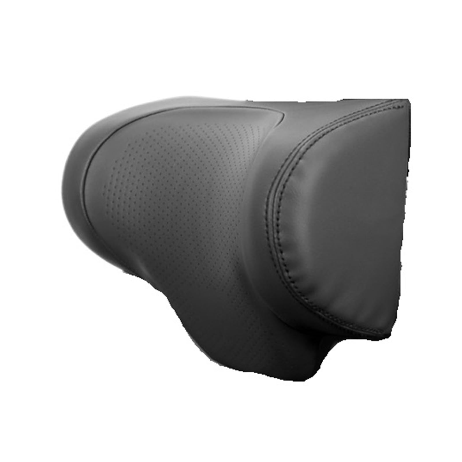 Poduszka samochodowa na szyję do fotela kierowcy z ukrytym haczykiem i uchwytem na tablet i telefon(Black PVC)