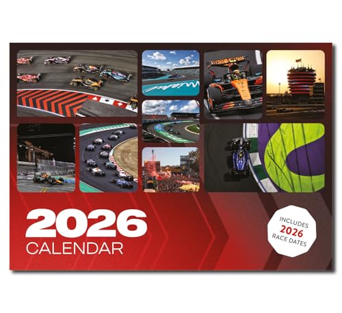 Formula 1-themed Calendar 2026 Season F1 Wall Calendar Racing Gift Present