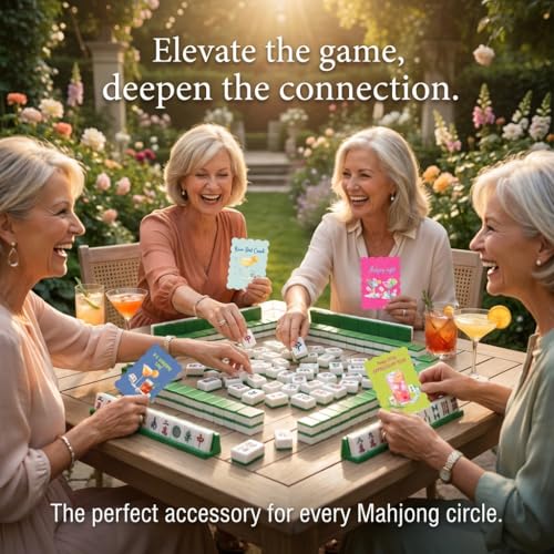 Mahjong Shuffler Cards Set-8 PCS Wall & Cocktail Theme PVC Tiles miniatura 5