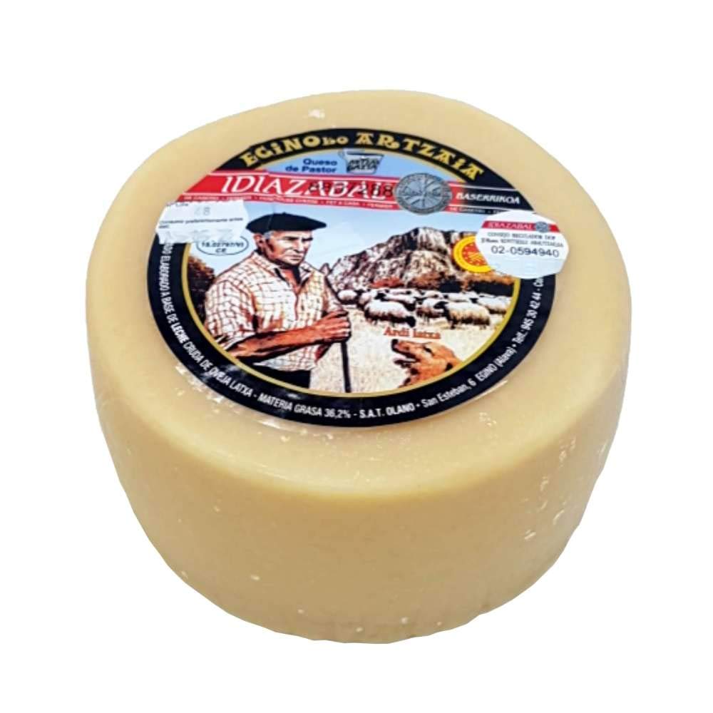 Queso Idiazabal Blanco de Pastor Elaboración Artesanal Peso 1300 gramos - Denominación de Origen