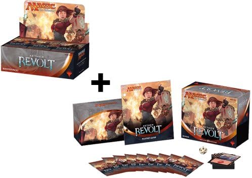 Magic The Gathering Aether Revolt Booster Box + Bundle Fat Pack Combo! AER MTG