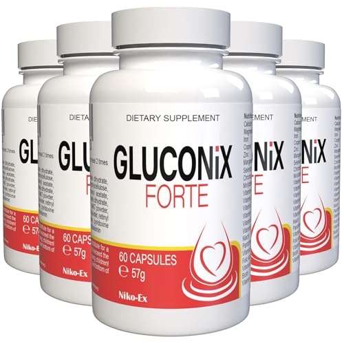 Gluconix Forte - 300 cápsulas (5 x 60 cápsulas, 5 unidades)
