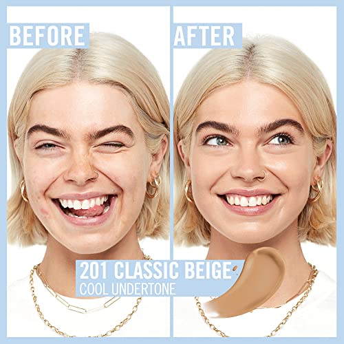 Rimmel Kind + Free Moisturising Skin Tint Foundation, Classic Beige 201 - Image 3