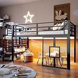 [Design giocoso] Questo letto con finestra è un letto unico che crea uno spazio divertente e incantevole che funge non solo da comoda zona notte, ma anche come spazio per giocare e divertirsi.
