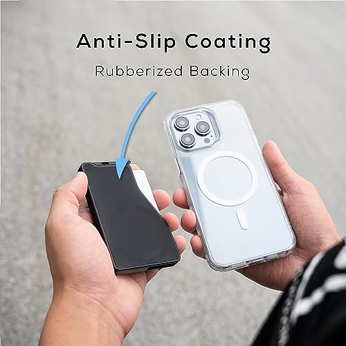 FANTOM M MagSafe® Wallet Compatible with iPhone 12/13/14/15/16 Mini/Plus/Pro/Max and MagSafe Accessories, RFID Aluminum Card Holder, Aluminum Black, Regular Size Holds 7-13 Cards4