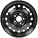 Dorman 939-247 16 x 6.5 In. Steel Wheel Compatible with Select Nissan Models, Black